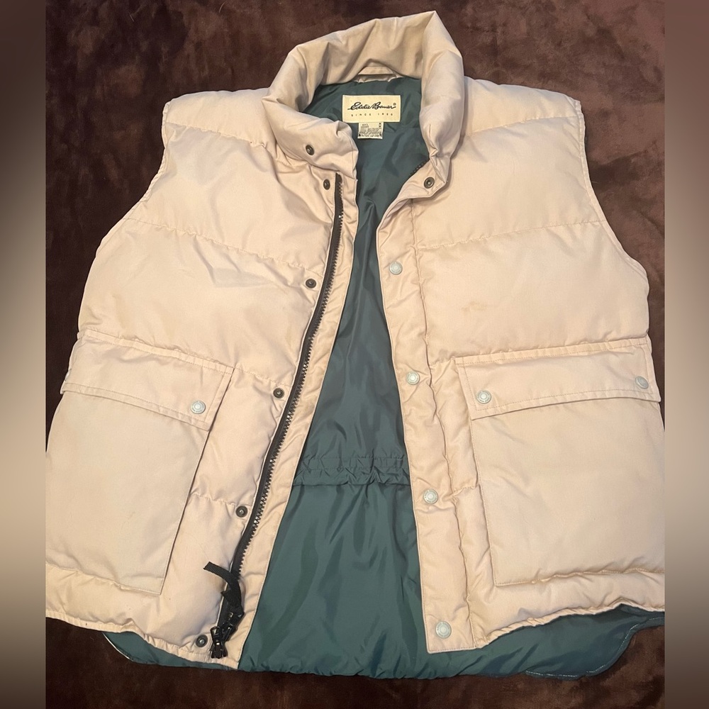 Eddie Bauer Goose Down Vest  M